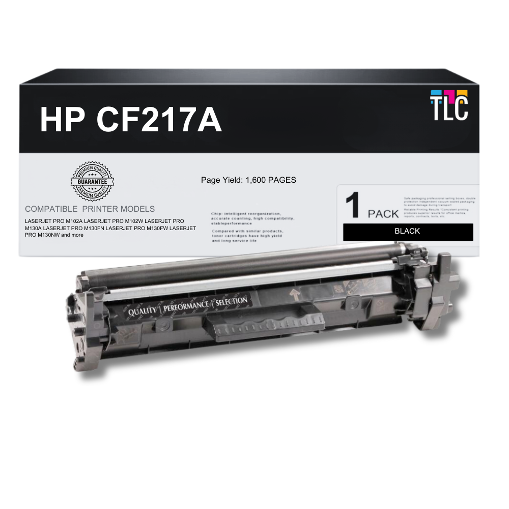 Toner Kingdom CF217A 17A Black Toner Cartridge – 1 Pack, Compatible With HP LaserJet Pro M102, M130 Series
