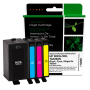 Clover Imaging Remanufactured Black High Yield, Cyan, Magenta, Yellow Ink Cartridges for HP 902XL/902 4-Pack
