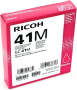 Ricoh Genuine OEM 405763 GC41M (GC 41M) Magenta Print Ink Cartridge (2.2K YLD) (405824) 