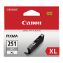 Canon Genuine OEM 6452B001 (CLI251XL) CLI-251XL Gray Inkjet Cartridge