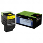 Lexmark (701Y) Yellow Return Program Toner Cartridge (1,000 Yield)