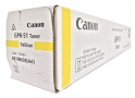 Genuine Canon GPR-51 (8519B003) Toner Cartridge, Yellow 21.5K Yield