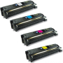 Remanufactured HP 121A Toner Set Includes 1 Black (C9700A), 1 Cyan (C9701A), 1 Magenta (C9703A) and 1 Yellow (C9702A) Toner Cartridge - 4 Pack
