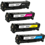 Compatible HP 304A Toner Cartridge Set (CC530A, CC531A, CC532A, CC533A)