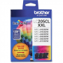 Genuine Brother  LC2053PKS 3-Pack Super High Yield (XXL Series) Color Ink Cartridges (1 each of Cyan, Magenta, Yellow)