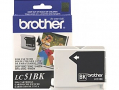 Genuine Brother LC51 (LC51BK) InkJet Cartridge, Black 500 Yield