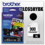 Brother LC-65HYBK Ink Cartridge, High Yield - Black (Genuine)