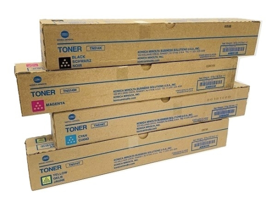 Genuine Konica Minolta TN-514 Toner Cartridges - For Bizhub C458, C558, C658 12 thumbnail image