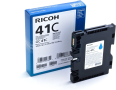 Ricoh Genuine OEM 405762 GC41C (GC 41C) Cyan Print Ink Cartridge (2.2K YLD) (405823)