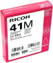 Ricoh Genuine OEM 405763 GC41M (GC 41M) Magenta Print Ink Cartridge (2.2K YLD) (405824)
