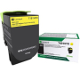 Lexmark 71B1HY0 OEM High Yield Return Program Yellow Toner Cartridge (3.5K YLD)