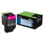 Lexmark Original 80C10M0 (Lexmark 801M) Magenta Toner Cartridge (1K YLD)