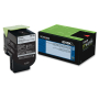 Lexmark Genuine OEM 80C1SK0 (Lexmark 801SK) Return Program Black Toner Cartridge (2.5K YLD)