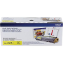 Brother Genuine OEM TN221Y (TN-221Y) Yellow Toner Cartridge (1.4K YLD)