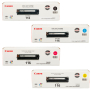 Canon CRG-116 Toner Cartridges, Full Set - BK,C,M,Y (Genuine)