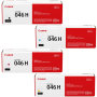 Genuine Canon 046H Toner Cartridge Set, High Yield (BK,C,M,Y)