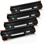 Compatible HP CE278A (HP 78A) Toner Cartridge - Black (Compatible) - 4PK