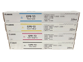 Genuine Canon GPR-53 Toner Cartridges - Full Set (Black, Cyan, Magenta, Yellow)