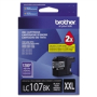 Brother LC-107BK Ink Cartridge, Super High Yield - Black (Genuine)