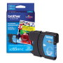 Brother Genuine OEM LC65HYC (LC-65HYC) High Yield Cyan Inkjet Cartridge (750 YLD)