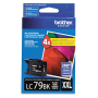 Brother LC79BK Ink Cartridge, Extra High Yield - Black (Genuine)