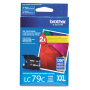 Brother LC79C Ink Cartridge, Extra High Yield - Cyan (Genuine)