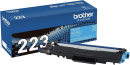 Genuine Brother TN223C Toner Cartridge, Cyan 1.3K Yield