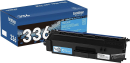Brother Genuine OEM TN336C High Yield Cyan Toner Cartridge (3.5K YLD)