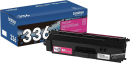 Brother Genuine OEM TN336M High Yield Magenta Toner Cartridge (3.5K YLD)