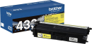 Brother Genuine OEM TN433Y High Yield Yellow Toner (4K YLD)