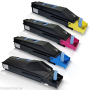 Kyocera Mita TK-5142 Toner Cartridges, Full Set - BK,C,M,Y (Compatible)