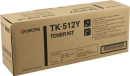 Kyocera Mita Genuine OEM TK512Y (TK-512Y) Yellow Laser Toner Cartridge (8K YLD)