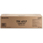 Kyocera Mita Genuine OEM TK657 (TK-657, 1T02FB0US0) Black High Capacity Laser Toner Cartridge (47K YLD)