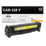 Compatible Canon 118 (2659B001AA) Toner Cartridge, Yellow 2.9K Yield