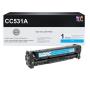 Compatible HP 304A (CC531A) Toner Cartridge, Cyan 2.8K Yield