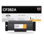 Compatible HP 312A (CF382A) Toner Cartridge, Yellow 2.7K Yield