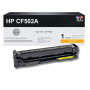 Compatible HP 202A (CF502A) Toner Cartridge, Yellow 1.3K Yield