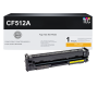 Compatible HP 204A (CF512A) Toner Cartridge, Yellow (900 Pages)