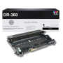 Compatible Brother DR360 (For TN360, TN330) Drum Unit, Black 12K Yield