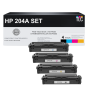 Compatible HP 204A Toner Cartridge Set (CF510A, CF511A, CF512A, CF513A)