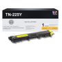 Compatible Brother TN225Y (TN-225Y) High Yield Yellow Toner Cartridge (2.2K YLD)