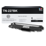 Compatible Brother TN227 (TN227BK) Toner Cartridge, Black 3K High Yield