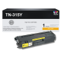 Compatible Brother TN315Y (TN-315Y) High Yield Yellow Toner Cartridge (3.5K YLD)