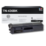 Compatible Brother TN436 (TN436BK) Toner Cartridge, Black 6.5K Super High Yield