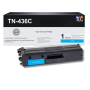 Compatible Brother TN436 (TN436C) Toner Cartridge, Cyan 6.5K Super High Yield