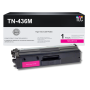 Compatible Brother TN436 (TN436M) Toner Cartridge, Magenta 6.5K Super High Yield