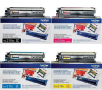 Brother Genuine OEM TN210 (TN-210) Toner Cartridge Set (BK,C,M,Y)