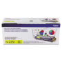 Brother Genuine OEM TN225Y (TN-225Y) High Yield Yellow Toner Cartridge (2.2K YLD)