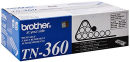 Brother Genuine OEM TN360 (TN-360) High Yield Black Toner Cartridge (2.6K YLD)  