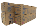 Konica Minolta Genuine OEM Bizhub TN610 Complete Toner Cartridge Set 